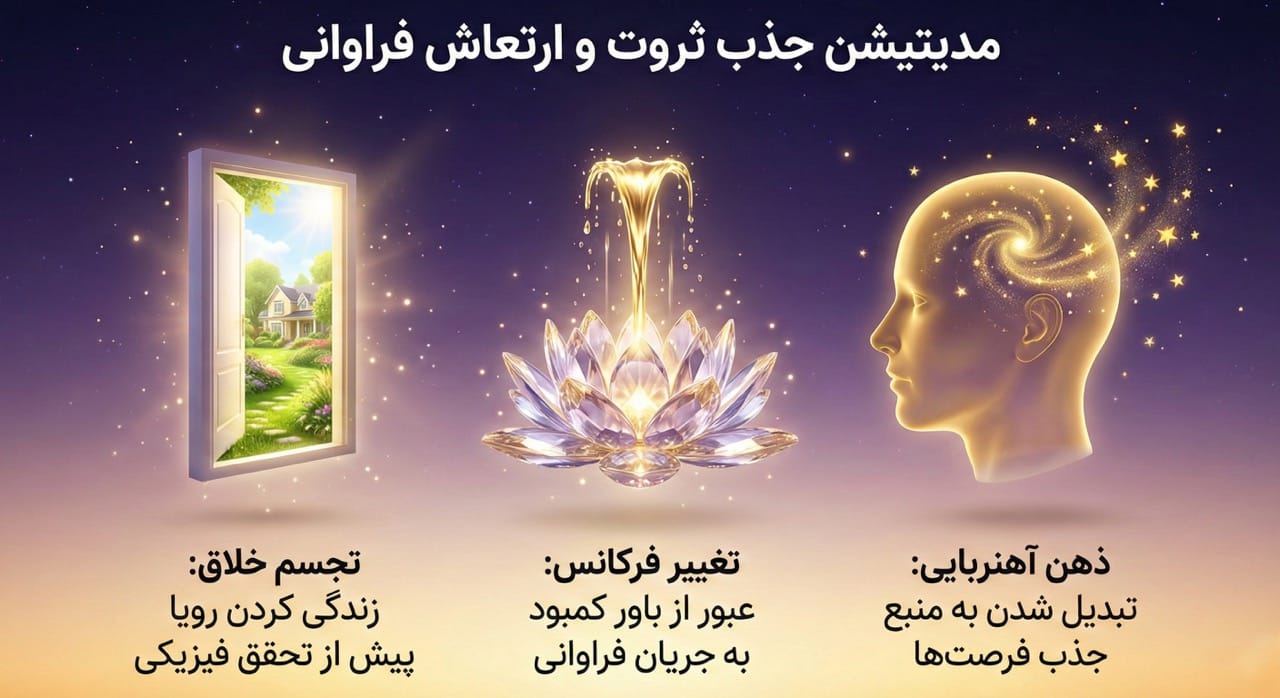 تعریف مدیتیشن جذب ثروت و ارتعاش فراوانی