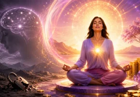 مدیتیشن جذب ثروت یک تکنیک دقیق برای بازطراحی ساختار عصبی مغز شما (Neuroplasticity) است تا فیلتر ناخودآگاه ذهنتان، یا سیستم فعال‌کننده شبکه‌ای (RAS)، را از جستجوی دائمی «کمبود» به شناسایی هوشمندانه «فرصت‌های» مالی تغییر دهد. شاید سال‌ها با سخت‌کوشی دویده‌اید، اما حس می‌کنید روی یک تردمیل مالی گیر افتاده‌اید و هرگز به مقصد نمی‌رسید. این تمرین به شما نشان می‌دهد که مشکل در سرعت دویدن شما نیست، بلکه در جهت‌گیری قطب‌نمای درونی شماست که ناآگاهانه به سمت موانع تنظیم شده است. در این مقاله، ما از شعارها عبور کرده و به شما نشان می‌دهیم که چگونه با تمرین‌های عملی و روزانه، این قطب‌نما را کالیبره کنید، ذهنیت فراوانی را در خود نهادینه سازید و به آهنربایی برای جذب ثروتی تبدیل شوید که همیشه لیاقتش را داشته‌اید. تعریف مدیتیشن جذب ثروت و ارتعاش فراوانی مدیتیشن جذب ثروت یک تمرین ذهنی متمرکز برای برنامه‌ریزی دوباره ناخودآگاه شماست تا ارتعاش درونی شما را با فرکانس فراوانی هماهنگ کند. این تکنیک، که با عناوینی مانند مدیتیشن ثروت یا مدیتیشن پول نیز شناخته می‌شود، راهی برای شکستن باورهای محدودکننده است. در حقیقت، مراقبه پول به شما کمک می‌کند تا موانع و سدهای ذهنی که مسیر جریان نعمت را به زندگی شما مسدود کرده‌اند، از میان بردارید. تصور کنید ذهن شما یک آهنرباست. این تمرین‌ها آهنربای ذهن شما را روی جذب فرصت‌های مالی تنظیم می‌کنند، نه دفع آن‌ها. هدف این نیست که منتظر یک شانس جادویی بمانید. هدف این است که خودتان به منبع خلق فرصت تبدیل شوید و یاد بگیرید چگونه دروازه‌های ذهن خود را به روی ثروت باز نگه دارید. این یک مراقبه عمیق برای تغییر دیدگاه از «کمبود» به «فراوانی» است. 😍 پشنهاد مطالعه : سابلیمینال ثروت چیست و چگونه به جذب پول کمک می‌کند؟ تاثیر مراقبه جذب پول بر باورهای مالی و ذهنیت فراوانی شاید شما هم بارها تلاش کرده‌اید. برای اهداف مالی خود برنامه‌ریزی کرده‌اید، اما انگار همیشه یک نیروی نامرئی شما را عقب نگه می‌دارد. اینجاست که قدرت مدیتیشن جذب ثروت آشکار می‌شود. این تمرین به شما نشان می‌دهد که میدان جنگ اصلی برای رسیدن به استقلال مالی، در حساب بانکی شما نیست، بلکه در باورهای عمیق ذهن شماست. دنیای مالی بیرون شما، تنها بازتابی از داستان‌های درونی شما هستند. وقتی خودم این مسیر را شروع کردم، متوجه شدم بزرگترین مانع من این باور بود که «پول درآوردن نیازمند تقلای زیاد است». مدیتیشن جذب پول به من کمک کرد این باور را با این حقیقت جایگزین کنم که «پول به آسانی به سمت ایده‌های ارزشمند من جریان پیدا می‌کند». این تمرین‌ها به شکل مستقیم روی این سوال کار می‌کنند که چگونه فکرمان را تغییر دهیم و روایت‌های کهنه فقر را با داستان‌های جدیدی از لیاقت و فراوانی جایگزین کنیم. با هماهنگ شدن باور ذهنی و اقدام عملی شما، سرعت جذب فرصت‌ها شگفت‌زده‌تان خواهد کرد. شروع و تکنیک‌های پیشرفته مدیتیشن جذب ثروت برای اینکه بتوانید بهترین نتیجه را از مدیتیشن ثروت بگیرید، باید یک محیط آماده و ذهنی پذیرا بسازید. این مراحل، فونداسیون تمرین شما را شکل می‌دهند و شبیه آماده کردن زمین قبل از کاشتن بذر هستند. برای شروع یک آموزش مدیتیشن در خانه که واقعا اثربخش باشد، این ۴ مرحله را دنبال کنید. یک فضای مقدس انتخاب کنید. نیازی به مکان خاصی ندارید. گوشه‌ای از اتاق که در آن آرامش دارید و کسی مزاحم شما نمی‌شود، کافی است. این فضا، حریم امن شما برای اتصال به درونتان خواهد بود. زمان مناسب را پیدا کنید. بهترین زمان‌ها اول صبح یا درست قبل از خواب هستند. مدیتیشن صبح ذهن شما را برای جذب فرصت‌ها در طول روز برنامه‌ریزی می‌کند و تمرین شبانه، ناخودآگاه شما را در هنگام خواب فعال نگه می‌دارد. از ابزارهای کمکی بهره بگیرید. استفاده از یک موسیقی آرام‌بخش بدون کلام یا روشن کردن یک شمع می‌تواند به مغز شما سیگنال دهد که زمان تمرکز و رهاسازی فرارسیده است. با تنفس عمیق آغاز کنید. اولین قدم برای ورود به هر حالتی از مراقبه پول، آرام کردن سیستم عصبی است. چند نفس عمیق و آرام بکشید و با هر بازدم، تمام تنش‌ها را از بدن خود خارج کنید. 😍 پشنهاد مطالعه : مدیتیشن جذب عشق چیست؟ ❤️ تغییر فرکانس به عشق و مهربانی تکنیک‌های پیشرفته و تصویرسازی ذهنی (تجسم) وقتی ذهن شما آرام گرفت، می‌توانید از تکنیک‌های قدرتمندتری استفاده کنید. برای شروع، تکرار جملات تاکیدی مثبت یک ابزار فوق‌العاده است. عباراتی مانند «من آهنربای ثروت هستم» یا «پول همیشه و از راه‌های شگفت‌انگیز به زندگی من وارد می‌شود» را با احساسی عمیق تکرار کنید. اما قدرتمندترین ابزار شما تجسم است. فقط تصور نکنید که به اهداف مالی خود رسیده‌اید، آن را زندگی کنید. اگر رویای شما خرید یک خانه جدید است، در ذهن خود در آن خانه قدم بزنید. جنس دیوارها را لمس کنید، بوی رنگ تازه را استشمام کنید و صدای خنده خانواده‌تان را در اتاق‌ها بشنوید. مغز تفاوت بین یک تجسم واضح و یک خاطره واقعی را به سختی تشخیص می‌دهد. با این کار، شما در حال ساختن یک مسیر عصبی جدید برای جذب آن واقعیت هستید. این تمرین روزانه، ارتعاش شما را با فرکانس خواسته شما هماهنگ می‌کند. تمرین‌های عملی برای بهبود مدیتیشن جذب ثروت برای اینکه مدیتیشن پول به بخشی پایدار از زندگی شما تبدیل شود و نتایج آن را سریع‌تر ببینید، این ۳ تمرین مکمل را به برنامه روزانه خود اضافه کنید. ۱. تمرین شکرگزاری مالی همراه با مدیتیشن پول هر روز ۳ چیزی که از نظر مالی برای آن سپاسگزار هستید را روی کاغذ بنویسید. این کار می‌تواند برای پول کرایه خانه‌تان باشد یا حتی برای یک فنجان قهوه که دوستتان شما را مهمان کرده است. مدیتیشن شکرگزاری به شما یادآوری می‌کند که فراوانی هم‌اکنون نیز در زندگی شما جاری است و این حس، فراوانی بیشتری را جذب می‌کند. ۲. ساخت تابلوی تجسم (Vision Board) همراه با مراقبه ثروت یک تابلو بردارید و تصاویری از تمام اهداف مالی خود روی آن بچسبانید. عکس خانه‌ای که می‌خواهید، ماشینی که دوست دارید، یا مقصدی که آرزوی سفر به آن را دارید. این تابلو، نقشه راه تصویری شما برای ناخودآگاهتان است. ۳. برنامه‌ریزی ذهنی قبل از خواب برای بهبود نتایج مراقبه پول درست قبل از اینکه به خواب بروید، ۵ دقیقه چشمان خود را ببندید و موفق‌ترین نسخه مالی خودتان را تصور کنید. ببینید که با اعتماد به نفس تصمیم‌های مالی بزرگ می‌گیرید و از نتیجه آن لذت می‌برید. این کار ذهن شما را در تمام طول شب برای پیدا کردن راه‌حل‌ها فعال نگه می‌دارد. تقویت مدیتیشن ثروت با عبارات تاکیدی مثبت فکرش را بکنید، ذهن شما یک کامپیوتر قدرتمند است. اما چه می‌شود اگر روی این کامپیوتر، برنامه‌های قدیمی و مخربی مانند «من لایق ثروت نیستم» یا «پول به سختی به دست می‌آید» نصب شده باشد؟ عبارات تاکیدی، کدهای برنامه‌نویسی جدیدی هستند که شما آگاهانه به این سیستم وارد می‌کنید تا آن نرم‌افزارهای کهنه را پاک کرده و باورهای جدیدی را جایگزین کنید. این کار صرفا تکرار کلمات نیست، بلکه یک فرآیند عمیق برای هم‌راستا کردن انرژی درونی شما با ارتعاش فراوانی است. این همان جوهره باور داشتن خود و بازپس‌گیری قدرت خلق زندگی‌تان است. جملات تاکیدی قدرتمند برای جذب ثروت و فراوانی به جای تکرار طوطی‌وار، این جملات را با تمام وجودتان احساس کنید. بگذارید هر کلمه در سلول‌های بدن شما طنین‌انداز شود. این تمرین یک مدیتیشن جذب خواسته قدرتمند است که در آن شما فعالانه آینده مالی خود را خلق می‌کنید. در ذهن خود یا با صدای آرام تکرار کنید: «من آهنربای جذب ثروت هستم و فراوانی را از بی‌نهایت مسیر به زندگی‌ام دعوت می‌کنم. هر روز که می‌گذرد، فرصت‌های مالی جدیدی پیش روی من قرار می‌گیرد. من عمیقا باور دارم که لایق تمام برکات و نعمت‌های جهان هستم و پول به آسانی به سمت من جریان پیدا می‌کند. ثروتی که درون من است، اکنون در دنیای مادی من تجلی پیدا می‌کند و من با عشق و مدیتیشن آرامش این هدیه را دریافت می‌کنم.» هماهنگی با انرژی جهان در مراقبه ثروت وقتی این عبارات را با احساس واقعی بیان می‌کنید، اتفاقی شگفت‌انگیز رخ می‌دهد. شما از حالت تقلا برای به دست آوردن پول، به حالت پذیرش و جریان وارد می‌شوید. اینجاست که مدیتیشن برای آرامش ذهن به یک ابزار مالی تبدیل می‌شود. شما دیگر ثروت را تعقیب نمی‌کنید، بلکه با تنظیم ارتعاش درونی خود، به نقطه‌ای تبدیل می‌شوید که ثروت شما را پیدا می‌کند. انگار نیرویی نامرئی، فرصت‌ها، ایده‌ها و افراد مناسب را به سمت شما هدایت می‌کند. مدیتیشن عشق به خود و به جریان زندگی، بزرگترین سدهای مالی را از سر راه شما برمی‌دارد، زیرا شما با قلبی شاکر و آغوشی باز، آماده دریافت فراوانی بی‌پایان جهان هستید. مدیتیشن جذب ثروت و پذیرش هدایای تجلی ثروت فرض کنید می‌خواهید لیوان خود را با آب پر کنید. آیا می‌توانید در لیوانی که از قبل پر است، آب بیشتری بریزید؟ مدیتیشن شکرگزاری دقیقا چنین کاری با ذهن شما می‌کند. وقتی شما برای داشته‌های فعلی خود قدردان هستید، در واقع به جهان اعلام می‌کنید که فضای خالی برای دریافت نعمت‌های بیشتر را دارید. مدیتیشن شکرگزاری یک پل قدرتمند بین جایی که امروز هستید و جایی که آرزو دارید باشید، می‌سازد. این تمرین به ذهن شما سیگنال «کفایت» و «داشتن» می‌دهد و شما را از فرکانس خطرناک «کمبود» و «نیاز» خارج می‌کند. ذهن سپاسگزار به طور خودکار رویدادهای مثبت بیشتری را به سوی خود جذب می‌کند. پذیرش هدایا و عبارات شکرگزاری برای تجلی با مراقبه پول تجلی ثروت فقط به معنای دریافت چک‌های کلان نیست، بلکه به معنای باز کردن آغوش برای پذیرش تمام هدایای کوچک و بزرگ زندگی است. وقتی با قلبی قدردان زندگی می‌کنید، خود را به آهنربایی برای انرژی‌های مثبت تبدیل می‌کنید. برای تقویت این حالت ذهنی، این عبارات را در پایان مدیتیشن جذب ثروت خود تکرار کنید: «جهان هستی با سخاوتی بی‌پایان، هر روز درهای تازه‌ای از برکت را به روی من می‌گشاید. من با قلبی سرشار از قدردانی این هدایا را می‌پذیرم و می‌دانم این جریان فراوانی همیشگی است. ثروت نه تنها در دستان من، بلکه در روح و قلبم جاری است و به تمام جنبه‌های زندگی‌ام رونق می‌بخشد. ذهن من اکنون مرکز خلق ثروتی بی‌پایان است.» اما چالش اصلی کجاست؟ بسیاری از ما فقط منتظر اتفاقات بزرگ برای شکرگزاری هستیم. قدرت واقعی زمانی آزاد می‌شود که برای چیزهای به ظاهر ساده قدردان باشید. این‌ها فقط چند مثال ساده از زندگی روزمره هستند. «سپاسگزارم برای سقف بالای سرم و احساس امنیتی که به من می‌دهد.» «سپاسگزارم برای اینترنت پرسرعتی که به من اجازه می‌دهد یاد بگیرم و رشد کنم.» «سپاسگزارم برای طعم یک فنجان چای داغ در یک روز سرد.» 😍 پیشنهاد مطالعه :  قدرت باور و افکار چگونه زندگی شما را تغییر می‌دهند؟ انتظارات واقع‌بینانه و ترکیب مدیتیشن ثروت با عمل فیزیکی بسیار مهم است که یک حقیقت اساسی را به خاطر بسپاریم، مدیتیشن جذب ثروت یک چوب جادویی برای پولدار شدن یک شبه نیست. این تمرین یک قرص جادویی نیست که امروز بخورید و فردا با حساب بانکی پر از خواب بیدار شوید. در واقع، مدیتیشن بستری قدرتمند برای موفقیت مالی شما فراهم می‌کند. چگونه؟ با آرام کردن ذهن، کاهش استرس و افزایش تمرکز. وقتی ذهن شما در آرامش باشد، تصمیمات مالی بهتری می‌گیرید، فرصت‌هایی را می‌بینید که قبلا به دلیل اضطراب از دید شما پنهان بودند و برای حل مشکلات خلاقیت بیشتری به خرج می‌دهید. ترکیب مدیتیشن پول با مهارت‌های فیزیکی و مالی یک ذهن آرام و پر از انرژی مثبت، تنها نیمی از معادله است. فکرش را بکنید، یک ماشین مسابقه با بهترین موتور دنیا، اگر نداند در کدام جاده باید حرکت کند، به چه دردی می‌خورد؟ مدیتیشن موتور شما را تقویت می‌کند، اما شما باید رانندگی را هم یاد بگیرید. اینجاست که پای مهارت‌های عملی به میان می‌آید. ترکیب مدیتیشن ثروت با برنامه‌ریزی مالی هوشمندانه، یادگیری مهارت‌های جدید، یا مشورت با متخصصان مالی، سرعت شما را چندین برابر می‌کند. تقویت مهارت‌هایی مانند فن بیان، اعتماد به نفس و مذاکره، به شما کمک می‌کند تا از آن ذهنیت قدرتمندی که ساخته‌اید، در دنیای واقعی استفاده نمایید. چالش‌های رایج در تمرین و راهکارهای تداوم مراقبه پول در این مسیر ممکن است با چالش‌هایی روبرو شوید. شاید در ابتدا تمرکز کردن برایتان سخت باشد یا بعد از چند روز انگیزه خود را برای ادامه دادن از دست بدهید. این‌ها کاملا طبیعی هستند. بسیاری از افراد شکایت می‌کنند که نتیجه نمی‌گیرند، اما آن‌ها تداوم ندارند. برای اینکه این تمرین را به یک عادت پایدار تبدیل کنید، یک زمان مشخص در روز را به آن اختصاص دهید و به آن متعهد بمانید، حتی اگر فقط ۵ دقیقه باشد. پیشرفت خود را جایی یادداشت کنید. آیا امروز آرام‌تر بودید؟ آیا ایده جدیدی به ذهنتان رسید؟ نتایج ممکن است فوری نباشند، اما با صبر و تمرین مداوم، تغییرات را نه تنها در حساب بانکی، بلکه در تمام جنبه‌های زندگی خود احساس خواهید کرد. سخن پایانی حقیقت این است که شما مدیتیشن را تمرین نمی‌کنید تا «چیزی» به نام ثروت را به دست آورید. شما تمرین می‌کنید تا به «کسی» تبدیل شوید که فراوانی، انعکاس طبیعی وجود اوست. شما دیگر ثروت را تعقیب نمی‌کنید. شما به همان آرامش، همان خلاقیت و همان اعتمادی تبدیل می‌شوید که پول و فرصت به طور طبیعی به سمت آن جذب می‌شوند. از امروز، این سوال را از خودتان نپرسید که «چگونه پول بیشتری جذب کنم؟». در عوض بپرسید: «امروز چگونه می‌توانم به نسخه‌ای ارزشمندتر، آرام‌تر و بخشنده‌تر از خودم تبدیل شوم؟»