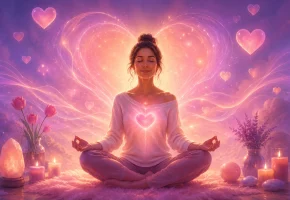 مدیتیشن جذب عشق (Love Attraction Meditation) یک سلسله مراتب مهندسی ارتعاشات درونی (Vibrational Alignment) است که شما را به آهنربای زنده‌ی عشقی که آرزویش را دارید، تبدیل می‌کند. آن چرخه بی‌پایان امید و شکست عشقی، اغلب این حس فرسایینده را در شما به جا می‌گذارد که شاید مشکلی اصلی در درون شما وجود دارد که ناخواسته عشق سالم را از خود می‌رانید. قدرت حقیقی یک مدیتیشن عشق عمیق، در توانایی آن برای برنامه‌ریزی مجدد ناخودآگاه شما است، به طوری که ریشه‌های احساس بی‌ارزشی و خودسرزنشگری را آن‌چنان شفا می‌دهد که حس کامل بودن شما دیگر به حضور یا تایید هیچ فردی در بیرون وابسته نباشد. پس از خواندن این مطلب از سایت بهکام راد، شما دیگر به دنبال عشق نمی‌گردید، بلکه به خودِ عشق تبدیل می‌شوید. 😍 پشنهاد مطالعه : سابلیمینال ثروت چیست و چگونه به جذب پول کمک می‌کند؟ مدیتیشن عشق (مراقبه عشق) اگر از تکرار روابط شکست‌خورده و احساس ناتوانی در برابر سرنوشت عاطفی خود خسته شده‌اید، مدیتیشن جذب عشق یک پاسخ قدرتمند و درونی برای شما این. این تمرین که به آن مدیتیشن عشق هم می‌گویند، فقط یک تکنیک ساده برای آرام شدن نیست، بلکه یک مسیر عملی برای بازسازی کامل دنیای درونی شما به شمار می‌رود تا بتوانید یک ارتباط سالم و پایدار را به زندگی خود دعوت کنید. با به‌کارگیری یک مدیتیشن جذب عشق قوی، شما یاد می‌گیرید که فرکانس انرژی خود را از «کمبود» به «پذیرش» تغییر دهید و حتی می‌توانید از تکنیک‌ها برای ارسال انرژی مثبت بهره ببرید. تکنیک‌های مدیتیشن جذب عشق (تبدیل شدن به آهنربای عشق) اکنون که خانه قلب شما از انرژی‌های کهنه پاکسازی شده، زمان آن رسیده است که از یک منتظر منفعل، به یک آهنربای فعال برای جذب عشق تبدیل شوید. تکنیک‌های زیر، ابزارهای قدرتمندی برای برنامه‌ریزی دوباره‌ی ارتعاش شما هستند. برای اثربخشی بیشتر، بهتر است این تمرین‌ها را با هدفون گوش دهید، ترجیحا به مدت ۲۱ روز تا مسیرهای عصبی جدیدی در ذهن شما شکل بگیرد. یک مدیتیشن صبحگاهی می‌تواند شروعی پرانرژی برای روز شما بسازد. با به‌کارگیری یک مدیتیشن جذب عشق قوی، شما نه تنها عشق را جذب می‌کنید، بلکه به خودِ عشق تبدیل می‌شوید. این فرآیند با استفاده از مدیتیشن عشق و مدیتیشن صوتی عشق بسیار ساده‌تر خواهد شد. در حالت نشسته یا درازکش قرار بگیرید، اما اگر می‌توانید روی زمین بنشینید تا اتصال عمیق‌تری با انرژی زمین برقرار کنید. شما می‌توانید با تجسم یک سناریوی قدرتمند این کار را آغاز کنید. چشم‌هایتان را ببندید و خود را در ساحلی آرام تصور کنید. گرمای ماسه‌ها را زیر پاهایتان حس کنید، صدای آرامش‌بخش امواج را بشنوید و نسیم خنکی که صورتتان را نوازش می‌دهد، احساس کنید. در دوردست، فردی را می‌بینید که به سمت شما قدم برمی‌دارد. این شخص نماد عشقی است که شما شایسته آن هستید. با نزدیک شدن او، قلب شما از شعف و احساس دوست داشته شدن لبریز می‌شود. او را در آغوش بگیرید و اجازه دهید این حس عمیق تمام وجودتان را فرا بگیرد. یک تکنیک دیگر، کاشتن بذر عشق الهی در قلب است. تصور کنید نوری طلایی و درخشان از آسمان به قلب پاکسازی‌شده‌ی شما متصل می‌شود. این نور، یک بذر کوچک و نورانی را در کف دست شما قرار می‌دهد. این بذر را با احترام بردارید و به آرامی در مرکز قلبتان بکارید. برای فعال کردن آن، یک خاطره‌ سرشار از عشق را به یاد بیاورید، فرقی نمی‌کند عشق به خودتان، خانواده یا حتی آرزوی عشقی که در سر دارید باشد. با قدرت این احساس، به بذری که کاشته‌اید نگاه کنید و ببینید که چگونه برگ‌های سبز کوچک آن جوانه می‌زنند، برگ‌هایی که نماد صداقت، دوستی و عشقی پایدار هستند. شما در حال پرورش عشق در باغ درون خود هستید و به‌زودی جهان بیرون، این زیبایی را به شما بازتاب خواهد داد. این تمرین یک مدیتیشن جذب عشق رایگان و در دسترس برای همه است. مدیتیشن عشق چگونه شما را از درون بازسازی می‌کند؟ شاید با خودتان فکر کنید که این همه چالش و درد عاطفی، از بیرون و توسط دیگران به شما تحمیل شده است، اما حقیقت این است که دنیای بیرونی ما بازتابی از دنیای درونی ما است. مدیتیشن عشق و مهربانی (Loving-Kindness Meditation) دقیقا روی همین نقطه کار می‌کند. این تمرین مانند ساختن یک زمین حاصلخیز در درون شما است. شما نمی‌توانید انتظار داشته باشید بذر یک رابطه سالم در خاک خشک خودسرزنشگری و خاطرات تلخ گذشته جوانه بزند. برای درک بهتر، ابتدا باید با مفهوم کلی مدیتیشن آشنا شوید که راهی برای آرام‌سازی ذهن و تمرکز بر لحظه حال است. مدیتیشن عشق چگونه کار می‌کند؟ این مراقبه به شما کمک می‌کند تا احساسات مثبت و شفقت را ابتدا نسبت به خودتان و سپس نسبت به دیگران پرورش دهید. این سفر درونی به صورت مرحله‌ای پیش می‌رود. ابتدا شما با پرورش عشق به خود شروع می‌کنید و یاد می‌گیرید که با خودتان مهربان باشید تا احساس لیاقت و ارزشمندی در وجودتان بیدار شود. سپس این انرژی مثبت را به سمت نزدیکان، دوستان و خانواده خود هدایت می‌کنید. در گام بعدی، تمرین می‌کنید که این حس خوب را برای افرادی که احساس خاصی نسبت به آن‌ها ندارید نیز بفرستید. به همین ترتیب دایره مهربانی شما آن‌قدر بزرگ و قدرتمند می‌شود که تمام موجودات و کل جهان را در بر می‌گیرد. این تمرین یک مدیتیشن برای عشق است که از خودتان شروع می‌شود و به‌تدریج توانایی شما را برای بخشش، پذیرش خود و ساختن ارتباط‌های سالم افزایش می‌دهد. تفاوت مدیتیشن عشق در برابر تله پاتی جذب عشق بسیاری از افراد در این مسیر با مفهوم «تله پاتی عشق» روبه‌رو می‌شوند و آن را با مدیتیشن اشتباه می‌گیرند. در حالی که هر ۲ از قدرت ذهن استفاده می‌کنند، هدف و سازوکار آن‌ها کاملا متفاوت است. در تله پاتی جذب عشق شما تلاش می‌کنید تا با تمرکز شدید، یک پیام یا فرکانس ذهنی را از راه دور برای شخص دیگری بفرستید. تمام تمرکز روی «ارسال» انرژی به بیرون و تاثیرگذاری بر دیگری است. در مدیتیشن جذب عشق تمام تمرکز را به «درون» شما معطوف می‌کند. هدف، تغییر فرکانس و ارتعاش درونی خودتان است. این کار شما را به یک آهنربای قدرتمند برای جذب روابط سالم تبدیل می‌کند، بدون آنکه نیازی به کنترل ذهن فرد دیگری داشته باشید. به عبارت ساده‌تر، مدیتیشن عشق قدرت را به درون شما بازمی‌گرداند و باور دارد که با شفای درونی، بهترین‌ها به‌طور طبیعی به سمت شما جذب خواهند شد. پیش نیاز مدیتیشن جذب عشق تا حالا از خودتان پرسیده‌اید چرا تمام مسیرها برای جذب یک رابطه سالم، همیشه از نقطه‌ای به نام خویشتن دوستی شروع می‌شود؟ پاسخ ساده است. شما نمی‌توانید عشقی را به دیگران ببخشید که ابتدا آن را در درون خودتان پرورش نداده‌اید. این قانون اصلی انرژی است. اما چالش واقعی اینجاست که ذهن خودآگاه شما شاید برای پذیرش خود تلاش کند، اما این ذهن ناخودآگاه است که با تکیه بر زخم‌های قدیمی و باورهای محدودکننده، فرمان اصلی را صادر می‌کند. این همان صدای درونی به‌حساب می‌آید که موفقیت‌های شما را بی‌ارزش جلوه می‌دهد و احساس لیاقت را از شما می‌گیرد. اینجا درست همان نقطه‌ای است که یک مدیتیشن جذب عشق قدرتمند وارد عمل می‌شود. این تمرین به جای جنگیدن با ذهن مقاومت‌گر، آن را به آرامی دور می‌زند و پیام‌های قدرتمند پذیرش و ارزشمندی را به‌صورت مستقیم در ناخودآگاه شما برنامه‌ریزی می‌کند. وقتی مدیتیشن عشق این سیستم عامل درونی را بازنویسی کند، شما دیگر برای به دست آوردن محبت و تایید بیرونی تلاش نمی‌کنید، بلکه به آهنربای قدرتمندی تبدیل می‌شوید که یک عشق سالم و پایدار را به صورت طبیعی به سمت خود می‌کشد. با ارتعاش و پاکسازی برای مدیتیشن عشق آماده شوید آیا تا به حال احساس کرده‌اید که با وجود تمام تلاش‌هایتان، انگار یک دیوار نامرئی شما را از جذب یک رابطه سالم جدا کرده است؟ این دیوار از جنس انرژی‌های کهنه، خاطرات تلخ و باورهای شکست‌خورده‌ای است که در قلب شما ریشه دوانده‌اند. قبل از آنکه بتوانید عشق جدیدی را به زندگی‌تان دعوت کنید، باید ابتدا فضای درونی خود را پاکسازی کنید. تصور کنید می‌خواهید مهمان عزیزی را به خانه دعوت کنید، اما خانه پر از وسایل شکسته و گردوخاک گذشته است. مدیتیشن جذب عشق در این مرحله، نقش یک پاکسازی عمیق را بازی می‌کند تا خانه قلب شما برای ورود عشق آماده شود. یکی از قدرتمندترین تکنیک‌ها برای این کار، یک مراقبه تجسمی است. شما می‌توانید با کمک یک مدیتیشن جذب عشق صوتی این فرآیند را هدایت کنید. با چشمان بسته، قلب خود را در دستانتان تصور کنید. به ریشه‌های خاکستری و خشکی که از شکست‌ها و خیانت‌های گذشته در آن تنیده شده‌اند، نگاه کنید. حالا با هر نفس عمیق، اجازه دهید این ریشه‌ها به آرامی از قلبتان جدا شده، در نور حل شوند و فرو بریزند. احساس سبکی و تولدی دوباره تمام وجود شما را فرا می‌گیرد. این پاکسازی فقط یک فرآیند با انرژی نیست، بلکه به یک تغییر فکر از ریشه نیاز دارد. در اینجا تکنیک باستانی «هواُپونوپونو» به کمک شما می‌آید. با تکرار 4 عبارت ساده «متاسفم، لطفاً مرا ببخش، متشکرم، دوستت دارم»، شما مسئولیت انرژی‌های درونی خود را بر عهده می‌گیرید و ارتباط خود را با داده‌های اشتباهی که ناخودآگاه شما در مورد عشق ذخیره کرده است، قطع می‌کنید. این تمرین به شما کمک می‌کند تا خودتان و دیگران را ببخشید و فضا را برای ورود یک مدیتیشن عشق خالص و بدون قید و شرط باز کنید. مدیتیشن جذب عشق از راه دور (تله پاتی) شاید این سوال عمیقا ذهن شما را درگیر کرده باشد که آیا راهی برای ارسال انرژی و احساسات به شخصی که از شما دور است وجود دارد؟ پاسخ در دنیای انرژی، مثبت است. تمرین مدیتیشن جذب عشق از راه دور که به آن تله پاتی عشق نیز می‌گویند، دقیقا برای ایجاد همین پل ارتباطی طراحی شده است. این فرآیند صرفا یک تکنیک خیالی نیست، بلکه یک مدیتیشن جذب خواسته ها است که در آن شما با تمرکز کامل، یک فرکانس خالص از عشق را به سوی فرد مورد نظر خود ارسال می‌کنید تا او را از احساسات قلبی خود آگاه سازید. اما قبل از شروع، یک اصل مهم را باید بدانید. کیفیت پیامی که شما ارسال می‌کنید، ارتباط مستقیمی با وضعیت درونی و خودباوری شما دارد. اگر پیام شما از جایگاه ترس، تنهایی یا نیاز به کنترل ارسال شود، مانند یک سیگنال رادیویی ضعیف و پر از پارازیت خواهد بود و به درستی دریافت نمی‌شود. موفقیت این تمرین به ذهنی آرام و متمرکز نیاز دارد. به همین دلیل، انجام یک مدیتیشن برای آرامش ذهن قبل از شروع، ضروری است. نیت شما باید خالص و سرشار از عشق بی‌قید و شرط باشد، نه تمایل به مالکیت. شما در حال ارسال یک دعوتنامه انرژیک هستید، نه یک حکم اجباری. برای انجام این تمرین، ابتدا در یک مکان آرام قرار بگیرید. پس از چند نفس عمیق، شخص مورد نظر را با تمام جزئیات در ذهن خود تجسم کنید. حالا تصور کنید یک ریسمان نورانی و درخشان از قلب شما به قلب او متصل شده است. این ریسمان، پل ارتباطی شما است. از طریق این کانال نورانی، تمام احساسات مثبت و حرف‌های ناگفته قلبی خود را به سوی او روانه کنید. به او عشق بورزید و بهترین آرزوها را برایش بفرستید. این تمرین به صبر و تکرار نیاز دارد زیرا شما در حال یادگیری یک زبان جدید، یعنی زبان انرژی هستید. 😍 پیشنهاد مطالعه :  قدرت باور و افکار چگونه زندگی شما را تغییر می‌دهند؟ استفاده از عبارات تاکیدی در مدیتیشن عشق برای بازنویسی ذهن ناخودآگاه شما کلمات، ابزارهای قدرتمندی برای حک کردن باورهای جدید بر لوح ذهن ناخودآگاه شما هستند. تکرار عبارات تاکیدی فقط یک تلقین ساده نیست، با کمک آن‌ها می‌توانید بازنویسی کدهای ذهنی را انجام دهید که سال‌ها شما را در چرخه‌ روابط ناکام نگه داشته‌اند. این جملات، خوراک جدیدی برای ضمیر ناخودآگاه شما فراهم می‌کنند تا عزت نفس شما را از نو بسازند. این تمرین را می‌توانید به بخشی از آموزش مدیتیشن در خانه برای خود تبدیل کنید و هر روز آن را انجام دهید. با صدای بلند و با تمام وجودتان اعلام کنید: «من آهن‌ربای جذب عشق هستم.» این حقیقت را نه به عنوان یک آرزو، بلکه به عنوان یک واقعیت درونی بپذیرید. با خودتان تکرار کنید: «من خودم را دوست دارم، من کامل و سرشار از عشق هستم و لایق بهترین‌ها هستم.» هر بار که این جملات را می‌گویید، در حال آبیاری همان بذر عشقی هستید که در قلب خود کاشته‌اید. این فرآیند یک مدیتیشن آرامش است که به شما کمک می‌کند تا با خودتان به صلح برسید. حالا دروازه‌های قلبتان را برای دریافت باز کنید و بگویید: «هیچ مانعی برای ورود عشق به زندگی من وجود ندارد و من کاملاً آماده دریافت هستم.» این یک بیانیه قدرتمند به کائنات است که نشان می‌دهد شما به لیاقت خود ایمان دارید. در پایان، این تمرین را با قدردانی به اتمام برسانید. این کار به خودی خود یک مدیتیشن شکرگزاری است. با احساسی عمیق بگویید: «خدایا شکرت، باور دارم که هر لحظه از زندگی‌ام مملو از نعمت‌های بی‌پایان است.» آیا مدیتیشن عشق قوی واقعا جواب می‌دهد؟ پس از این سفر عمیق به دنیای درون، شاید از خودتان بپرسید آیا این تغییرات فقط یک حس خوب موقتی هستند یا ریشه‌های عمیق‌تری دارند؟ پاسخ کوتاه این است که این تحول، هم از نظر درونی و هم از نظر بیرونی، کاملا واقعی است. علم امروز، حقیقتی را تایید می‌کند که افراد معنوی قرن‌ها آن را تجربه کرده‌اند. تحقیقات نشان می‌دهند مدیتیشن جذب عشق و مهربانی به طور مستقیم بر فیزیولوژی شما تاثیر می‌گذارند. این تمرین‌ها سطح هورمون‌های استرس را کاهش می‌دهند، احساسات مثبت مانند شادی و قدردانی را در مغز شما تقویت می‌کنند و حتی می‌توانند به کاهش دردهای مزمن فیزیکی کمک نمایند. این فرآیند فقط به تغییر احساسات محدود نمی‌شود، بلکه توانایی شما را برای بخشش و کاهش قضاوت افزایش می‌دهد و به شما کمک می‌کند تا روابط سالم‌تری برقرار کنید. برخی از مدیتیشن‌های هدایت‌شده از تکنولوژی صدا درمانی نیز استفاده می‌کنند تا این فرآیند را تسریع نمایند. این اصوات با فرکانس خاص، می‌توانند مقاومت ذهن خودآگاه (همان منتقد درونی) را دور بزنند و پیام‌های قدرتمند عشق و پذیرش را به‌صورت مستقیم در ناخودآگاه شما برنامه‌ریزی کنند. اما این تحول به صبر و تعهد نیاز دارد. شما در حال بازسازی یک بنای درونی هستید که سال‌ها تحت تاثیر باورهای قدیمی شکل گرفته است. متخصصان توصیه می‌کنند این تمرین‌ها را حداقل برای ۲۱ روز به صورت مداوم انجام دهید تا یک عادت جدید شکل بگیرد. اما برای مشاهده تغییرات پایدار در الگوهای فکری و رفتاری، به خودتان بین ۲۱ تا ۹۰ روز زمان بدهید. شما فقط در حال جذب عشق نیستید، شما در حال تبدیل شدن به منبع عشق هستید و این ارزشمندترین تحولی است که می‌توانید در زندگی خود ایجاد کنید. 😍 پشنهاد مطالعه : مدیتیشن جذب ثروت و تبدیل ذهنیت کمبود به فراوانی سخن پایانی راه شما در این نقطه به پایان نمی‌رسد، بلکه تازه آغاز می‌شود. شما تمام تکنیک‌های مدیتیشن جذب عشق را فرا گرفتید، اما هدف نهایی هرگز جذب یک فرد دیگر نبود. هدف واقعی، رسیدن به نقطه‌ای از قدرت درونی بود که در آن، شادی و احساس کامل بودن شما دیگر به حضور یا تایید هیچ‌کس جز خودتان وابسته نباشد. لحظه‌ای را تصور کنید که آن‌قدر سرشار از عشق به خودتان هستید که دیگر با اضطراب به دنبال پر کردن خلا تنهایی‌تان نیستید. این همان نقطه رهایی است. در اینجا است که شما از یک «جستجوگر» به یک «منبع» تبدیل می‌شوید و عشقی که به زندگی شما وارد می‌شود، نه برای نجات دادن شما، بلکه برای شریک شدن در جشنی است که شما به تنهایی در درون خود برپا کرده‌اید. از امروز، هدف شما دیگر «جذب عشق» نیست. هدف شما «تبدیل شدن به عشق» است. پاسخ به سوالات شما و ابهام‌زدایی از مسیر جذب عشق طبیعی است که در این مسیر تازه، با سوالات و ابهاماتی روبه‌رو شوید. هدف این بخش، پاسخ دادن به برخی از پرتکرارترین سوالات ذهنی شما است تا با اطمینان و قلبی آرام به این سفر ادامه دهید. آیا مدیتیشن باعث بازگشت عشق از دست رفته می‌شود؟ هدف اصلی مدیتیشن جذب عشق، بازسازی درونی شما است تا به آهنربایی برای جذب یک رابطه سالم تبدیل شوید. این تحول درونی ممکن است به بازگشت فرد قبلی منجر شود، اما مهم‌تر از آن، تضمین می‌کند که شما عشقی هماهنگ با بهترین نسخه خودتان را به زندگی دعوت خواهید کرد. آیا برای انجام مدیتیشن حتما باید چهارزانو بنشینم؟ خیر، مهم‌ترین اصل، راحتی شما و صاف بودن ستون فقرات برای جریان آزاد انرژی است. شما می‌توانید به راحتی روی یک صندلی بنشینید یا حتی دراز بکشید، زیرا تمرکز اصلی بر آرامش درونی شماست نه یک حالت فیزیکی خاص.